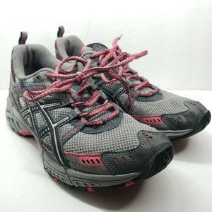 Asics GEL-Enduro 6 Trail Running Women's Shoes - Size 8 - Pink/Grey